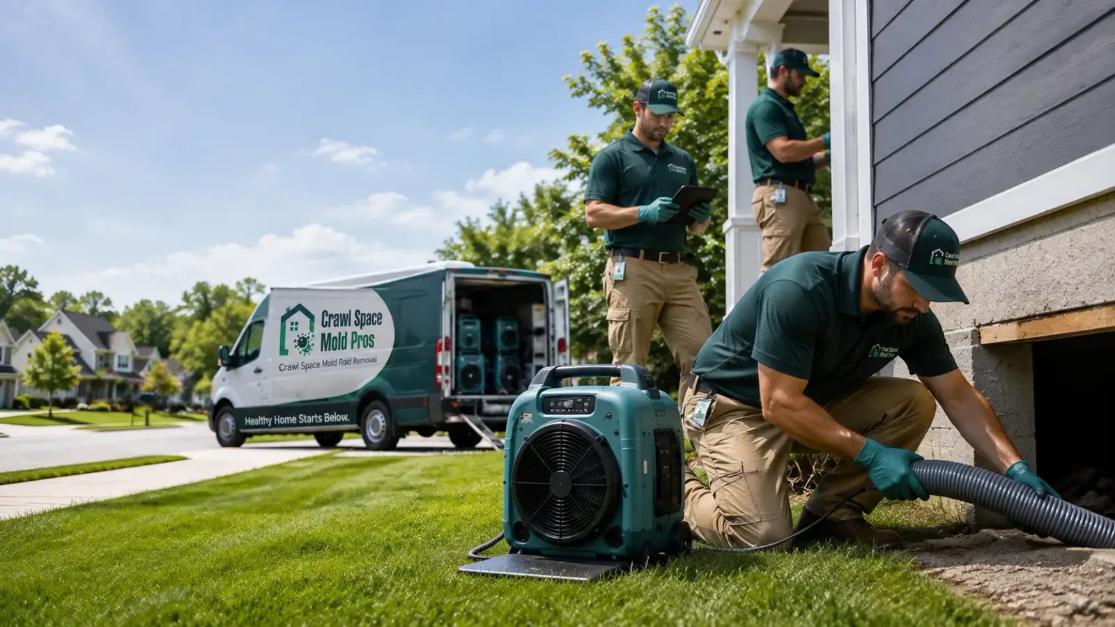 Crawl Space Mold Removal in Amity, OR